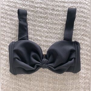 MONTCE - Black Rib “Hayden” Bikini Top
